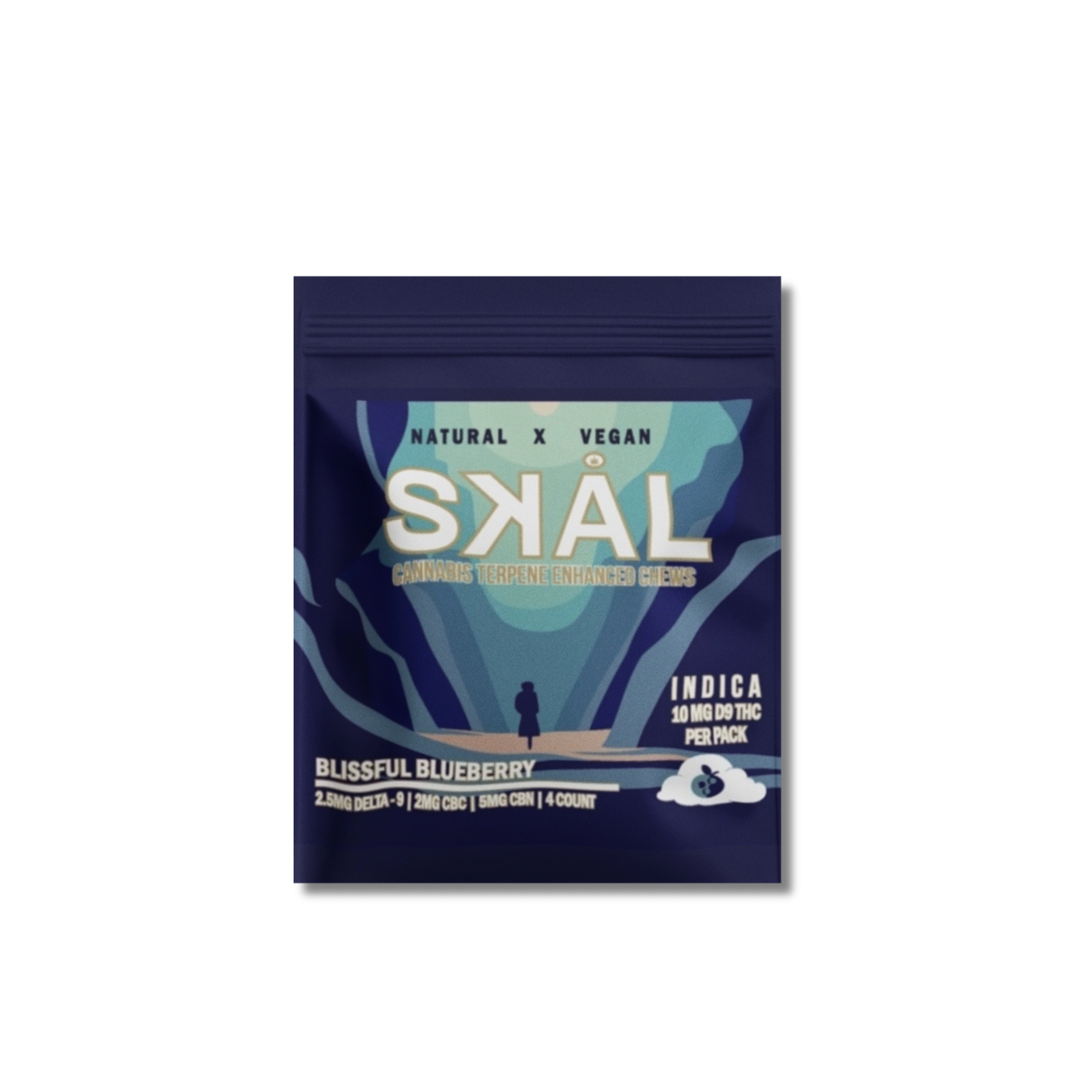 2.5MG MICRO-DOSE GUMMIES- INDICA- BLUEBERRY 4 COUNT
