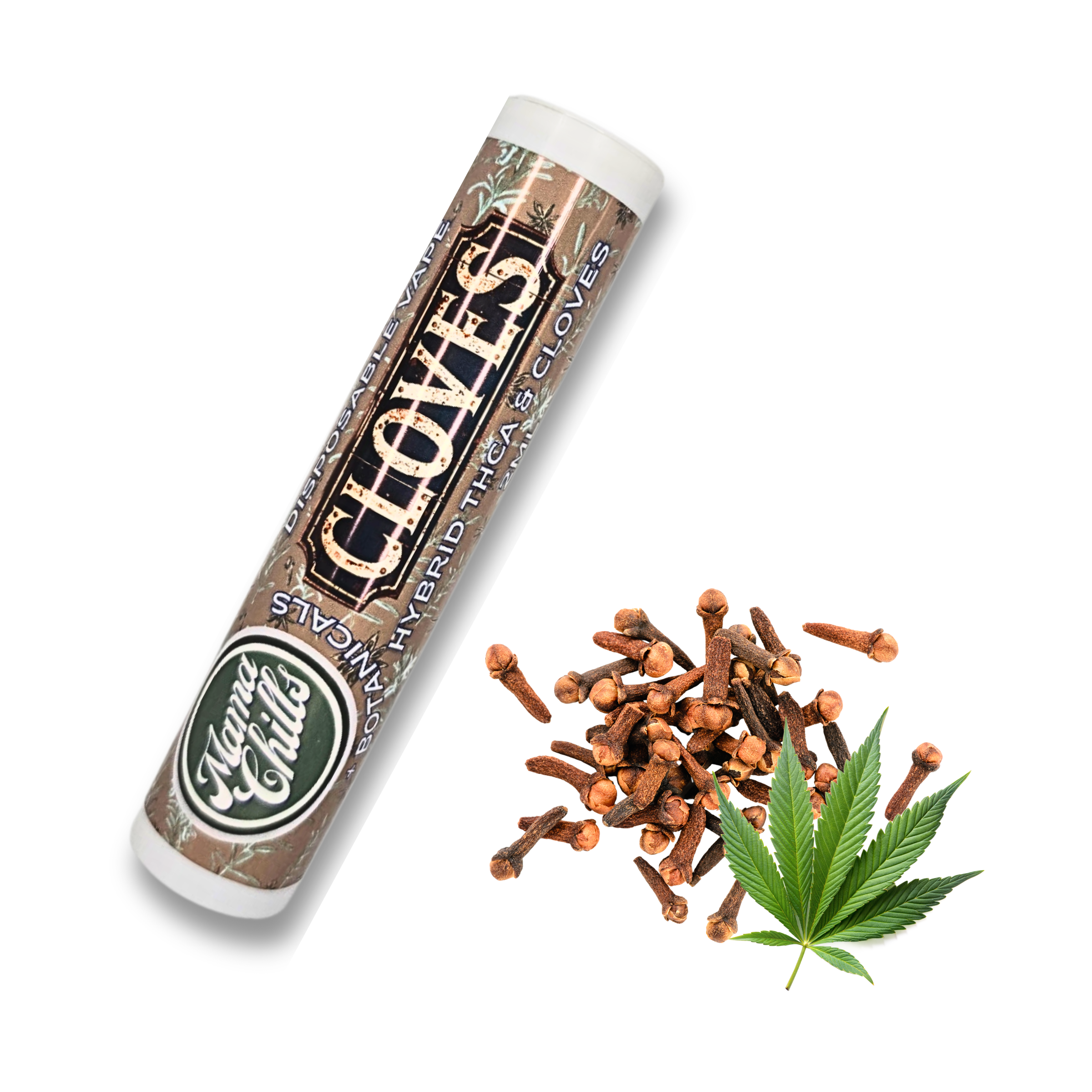 MAMA CHILLS + BOTANICALS- 2ML THC + CLOVES VAPE