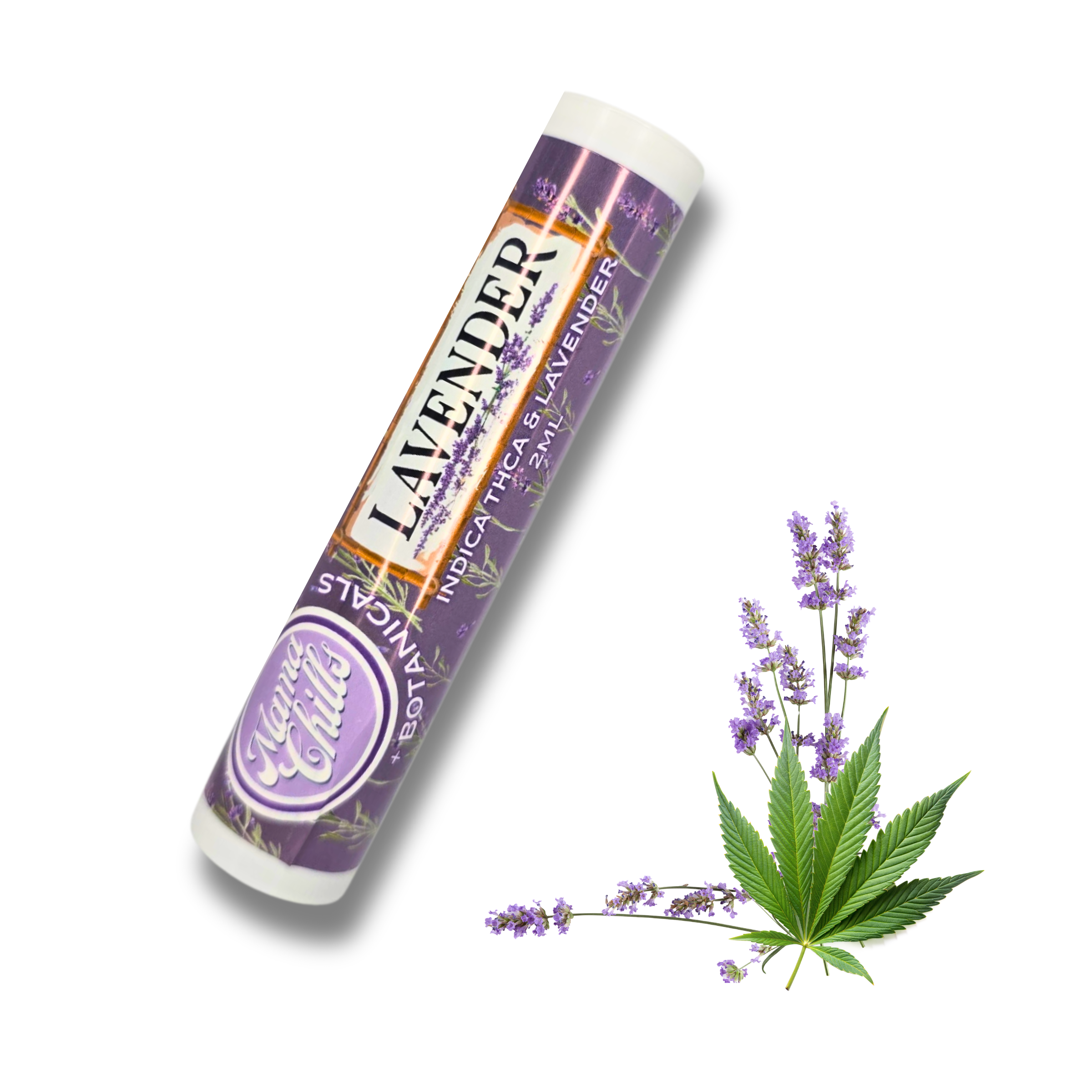 MAMA CHILLS + BOTANICALS- 2ML THCA + LAVENDER VAPE