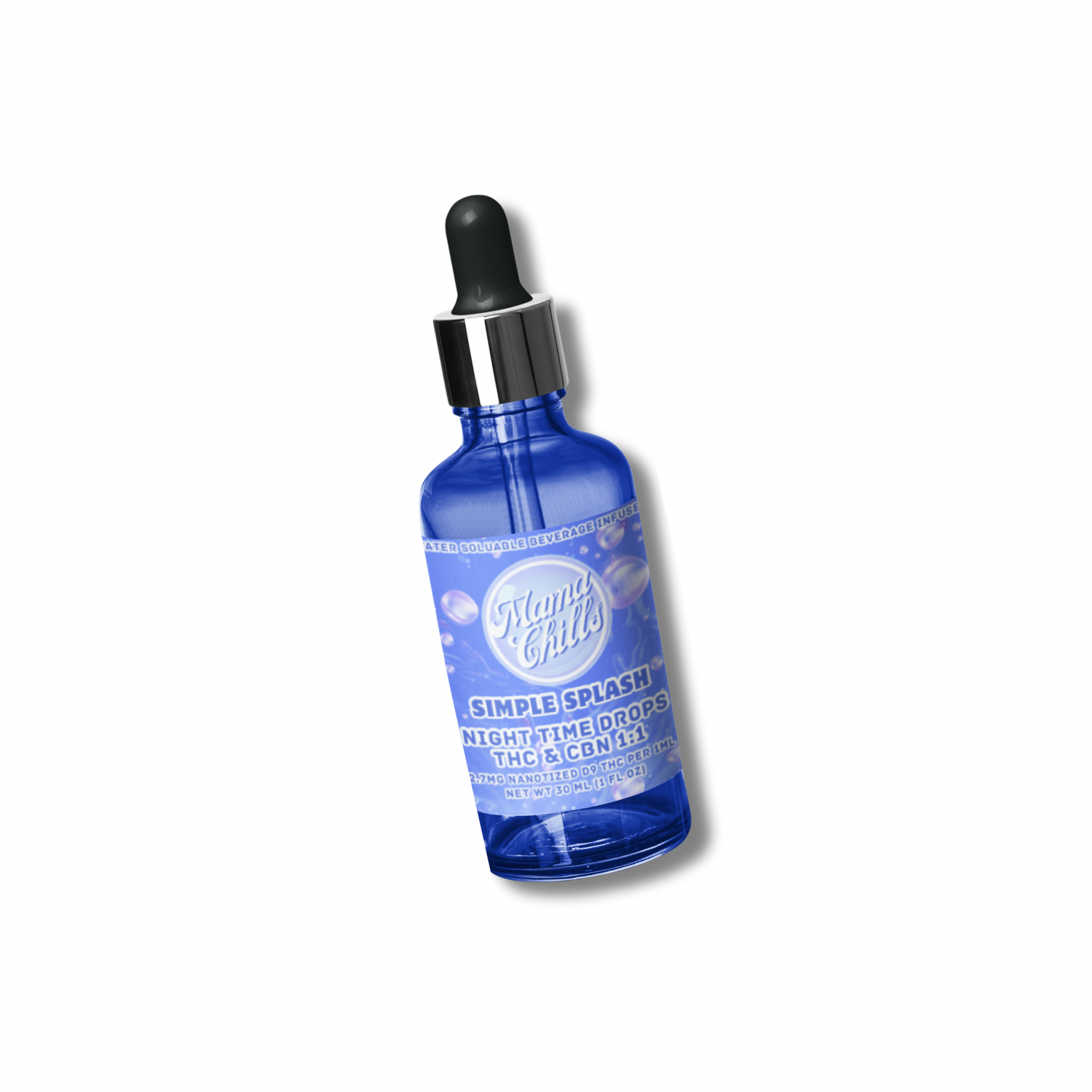 SIMPLE SPLASH NIGHT TIME DROPS -THC & CBN 1:1