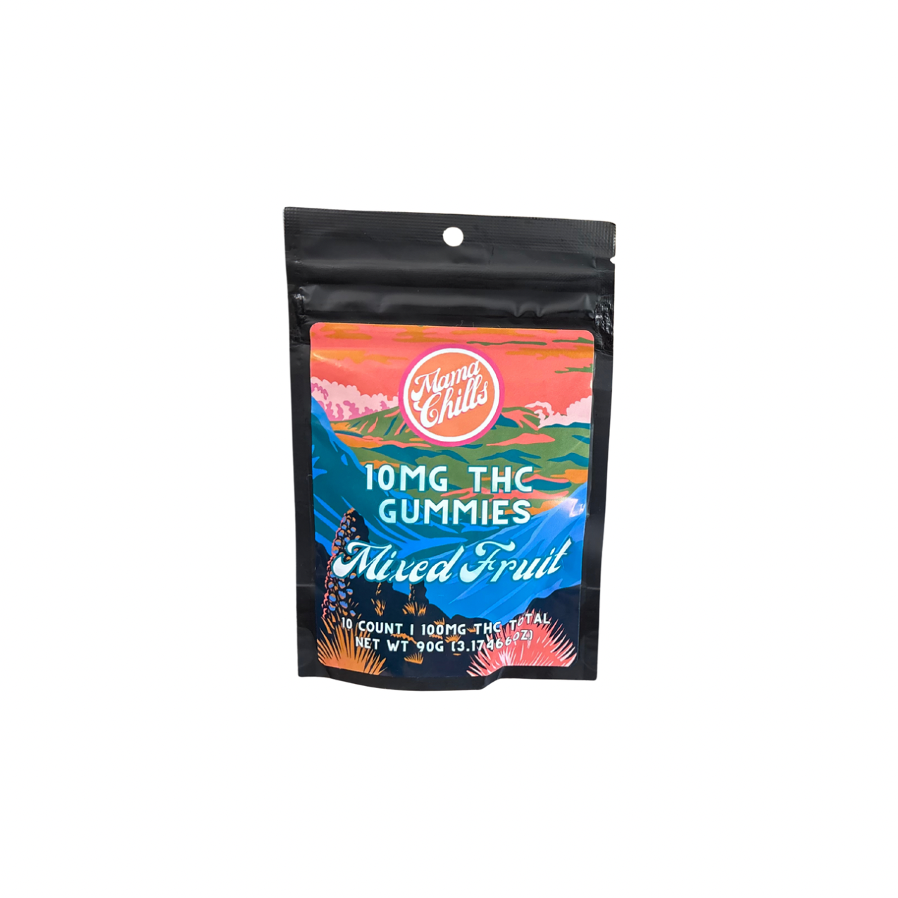 MAMA CHILLS 10MG MIXED FRUIT GUMMIES- 10 COUNT