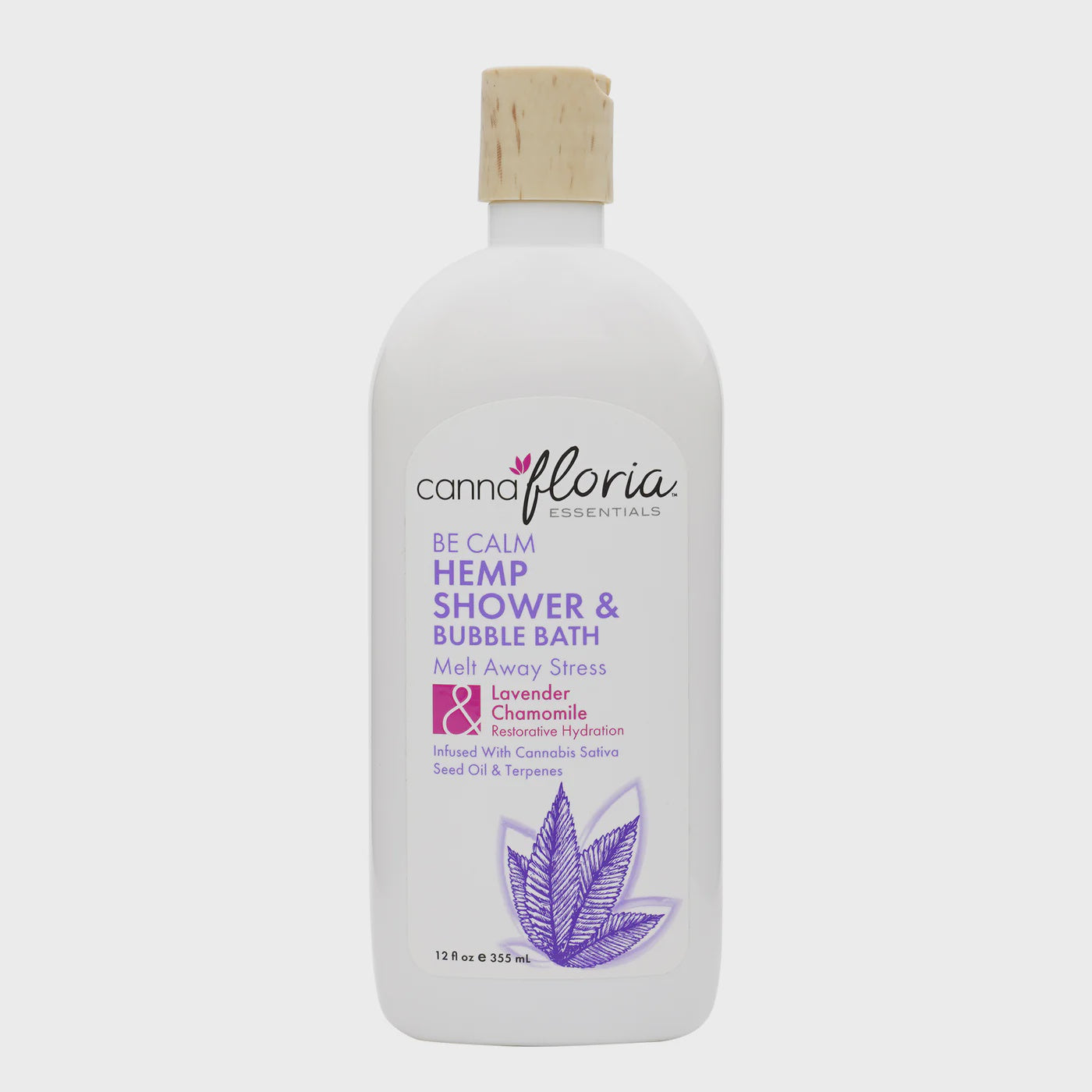 CANNAFLORIA HEMP BUBBLE BATH & SHOWER GEL- TERPENE THERAPY