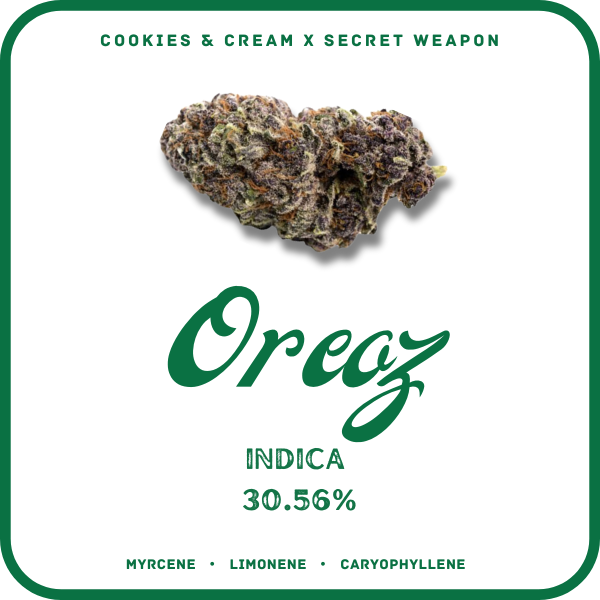OREOZ FLOWER- INDICA- 30.56%