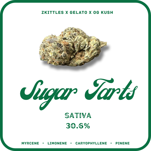 SUGAR TARTS FLOWER- SATIVA 30.6%