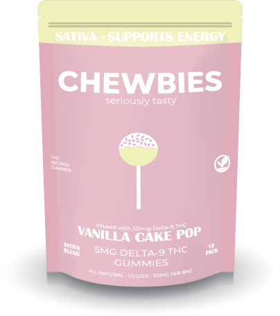 VANILLA CAKE POP 5MG THC- 10 PACK