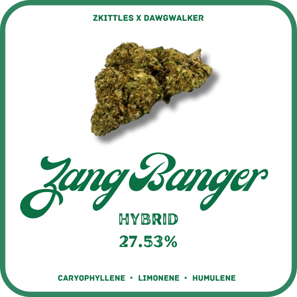 ZANG BANGER FLOWER- HYBRID 27.53%- ZANGBANGER