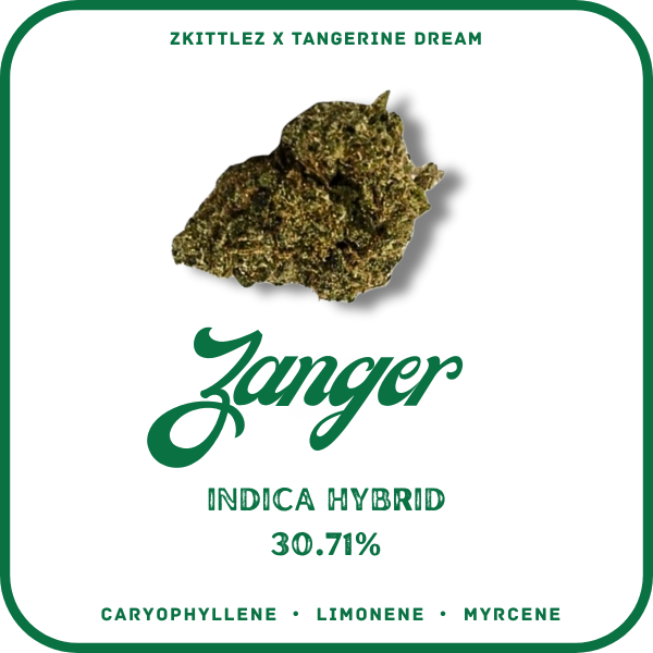 ZANGER FLOWER- INDICA HYBRID 30.71%