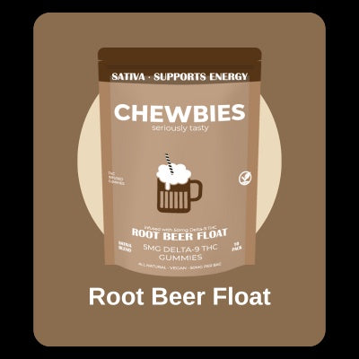 LOW DOSE CHEWBIES- ROOT BEER FLOAT- SATIVA 5MG